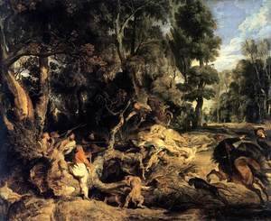 Rubens - Boar Hunt 1615-20
