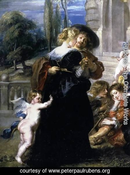 Rubens - Garden of Love (detail) c. 1633
