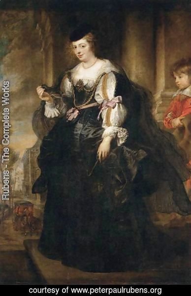 Rubens - Helena Fourment with a Carriage 1639