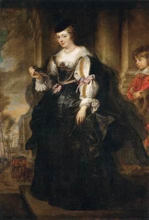 Rubens - Helena Fourment with a Carriage 1639