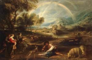 Rubens - Landscape with a Rainbow 1632-35