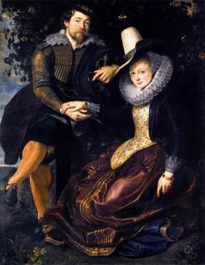Rubens - The Artist and His First Wife, Isabella Brant, in the Honeysuckle Bower 1609-10