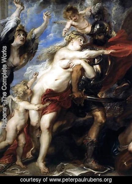 Rubens - The Consequences of War (detail) 1637-38