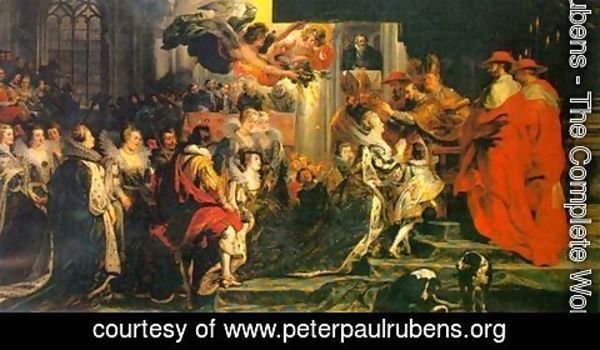 Rubens - The Coronation of Marie de' Medici 1622-24