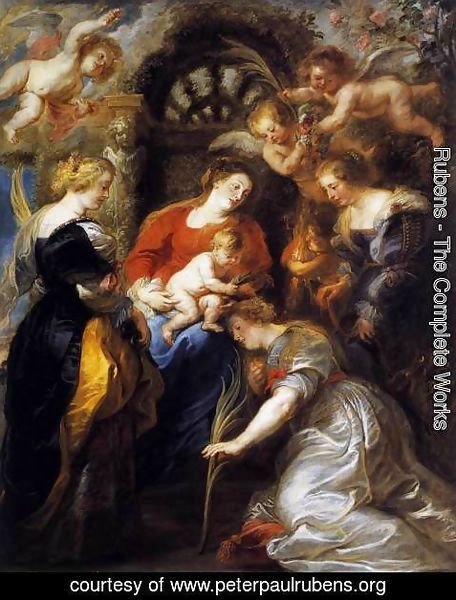 Rubens - The Crowning of St Catherine 1631