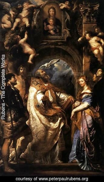 Rubens - The Ecstasy of St Gregory the Great 1608
