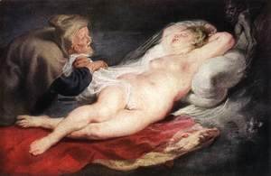 Rubens - The Hermit and the Sleeping Angelica 1626-28