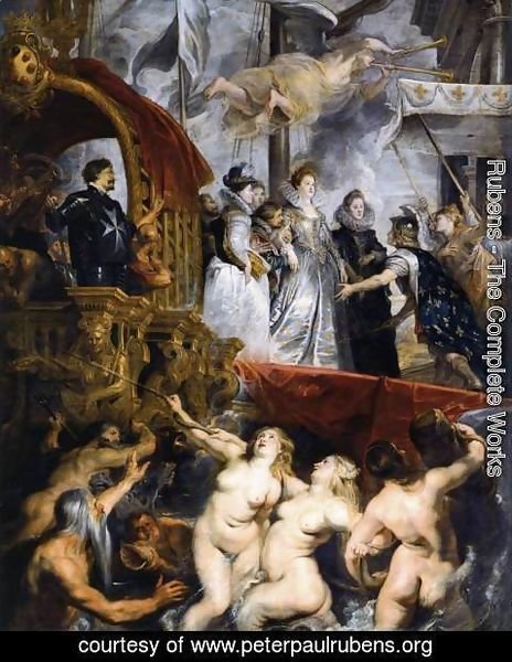 Rubens - The Landing of Marie de Medicis at Marseilles 1623-25