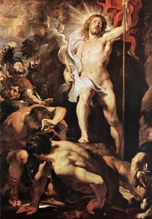 Rubens - The Resurrection of Christ (centre panel) c. 1611-12