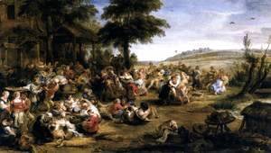 Rubens - The Village Fete (Flemish Kermis) 1635-38