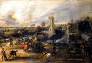 Rubens - Tournament in front of Castle Steen 1635-37
