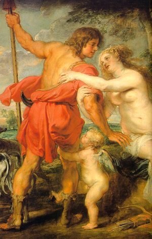 Venus and Adonis (detail)