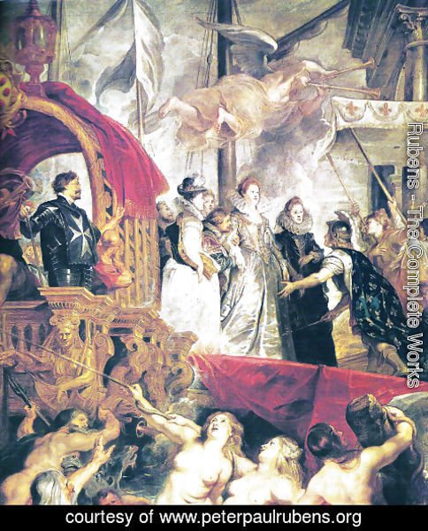 Rubens - Arrival of Maria of Medici and Henry to Lyon