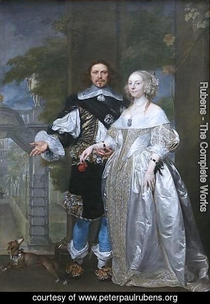 Lord Cavendish with His Wife Margaret in the Garden of Rubens in Antwerp