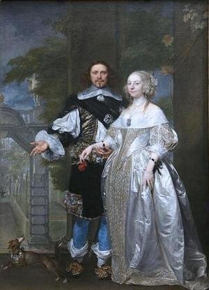 Rubens - Lord Cavendish with His Wife Margaret in the Garden of Rubens in Antwerp