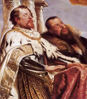 Rubens - The Gonzaga Family Worshipping the Holy Trinity (detail)