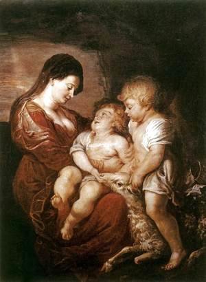 Virgin and Child with the Infant St John