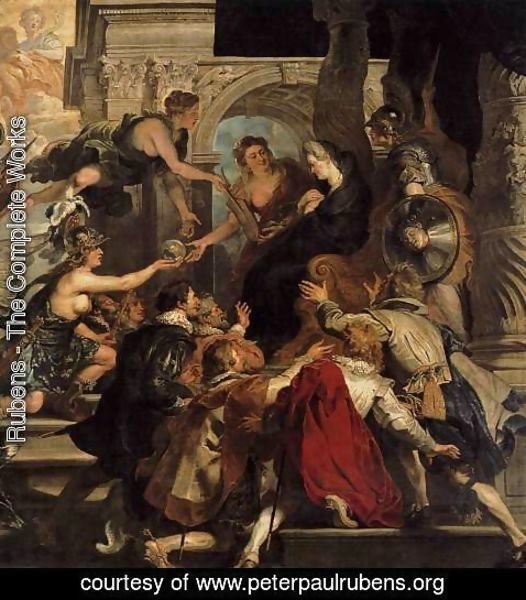 Rubens - The Apotheosis of Henry IV and the Proclamation of the Regency of Marie de Medic