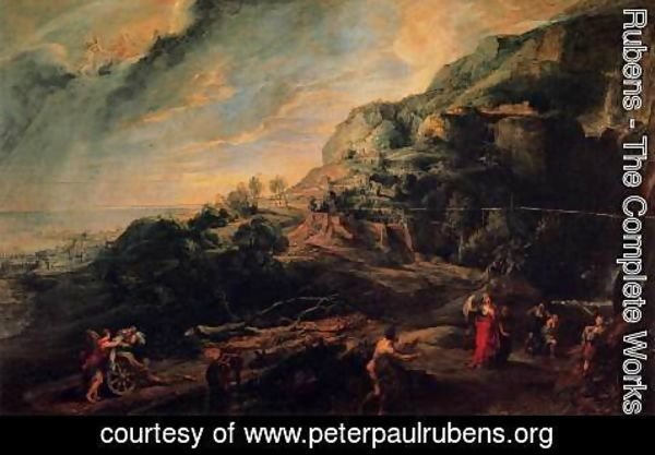 Rubens - Ulysses and Nausicaa on the Island of the Phaeacians