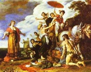 Rubens - Odysseus And Nausicaa 1619