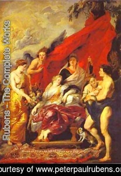 Rubens - The Birth Of Louis XIII 1621-1625