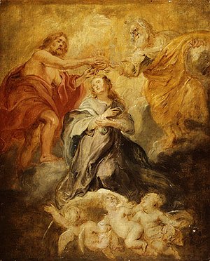 Rubens - The Coronation of the Virgin sketch