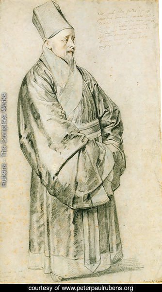 Portrait of Nicolas Trigault S.J. in Chinese costume