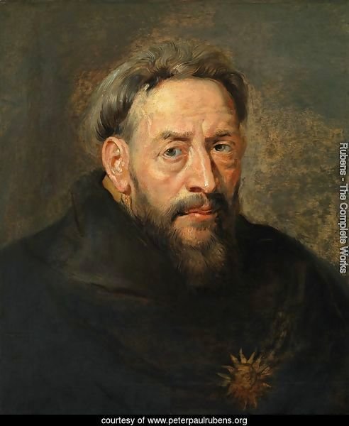 Portrait Of A Capuchin Monk, Head And Shoulders, Wearing A Chain