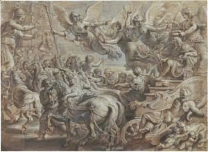 Rubens - Scipio Welcomed Outside The Gates Of Rome, After Giulio Romano