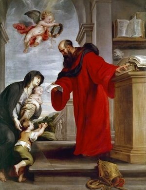 Rubens - Saint Ives of Treguier, Patron of Lawyers, Defender of Widows and Orphans