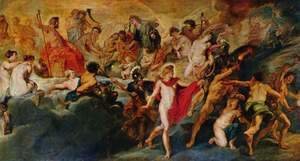 Rubens - Paintings for Maria de Medici, Queen of France, scene the government of the queen (Gotterat)
