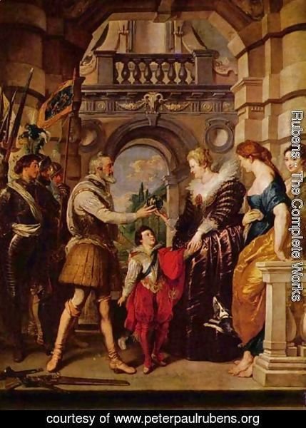 Rubens - Paintings for Maria de Medici, Queen of France, scene Maria de Medici is the regent of France