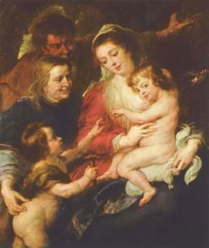 Rubens - Holy Family with Elizabeth and John