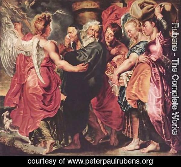 Rubens - The Departure of Lot and his Family from Sodom 2