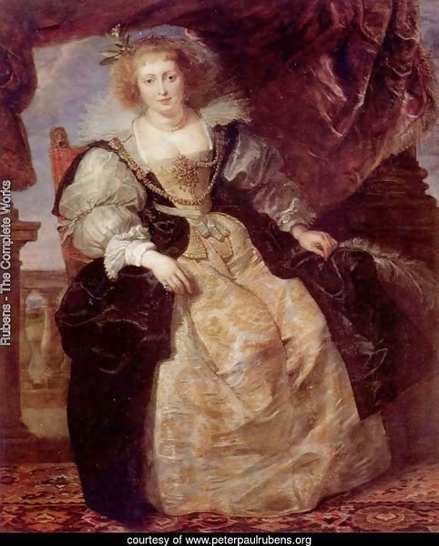 Portrait of Helene Fourment in a wedding gown