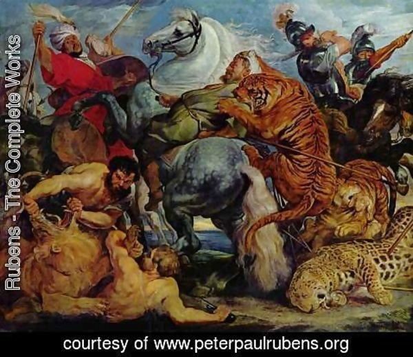 Rubens - Tiger and lion hunting