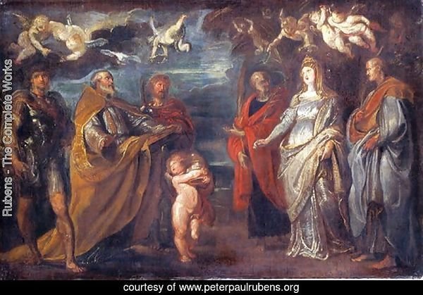 St. George with Martyrs Maurus, Papianus, Domitilla, Nerus and Achilleus