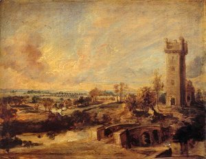 Landscape with Tower