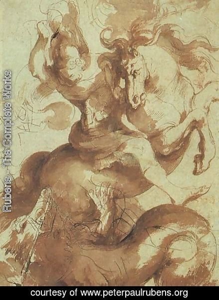 Rubens - St  George Slaying The Dragon