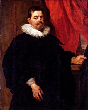 Rubens - Portrait Of A Man  Probably Peter Van Hecke