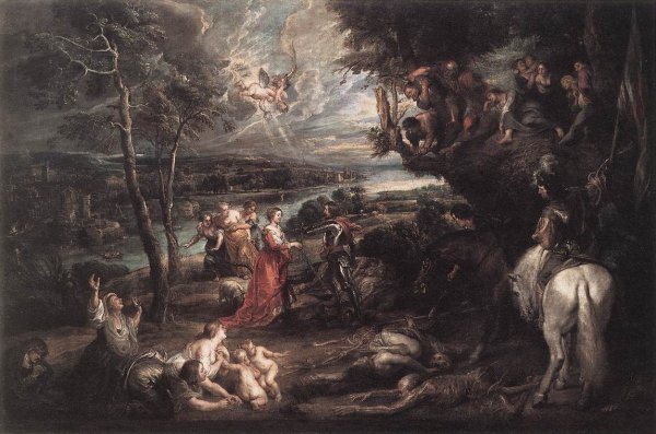 Landscape with Saint George and the Dragon c. 1630