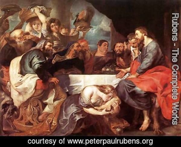 Rubens - Christ at Simon the Pharisee 1618-20