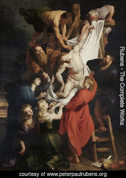 Rubens - Descent from the Cross (centre panel) 1612-14