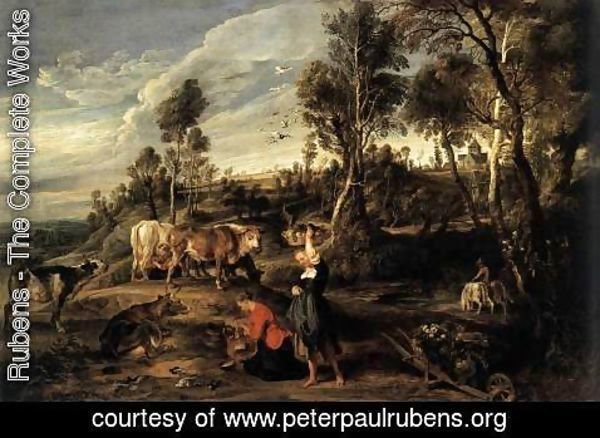 Rubens - Farm at Laken c. 1618