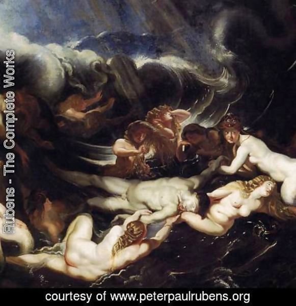 Rubens - Hero and Leander (detail) c. 1605