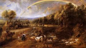 Rubens - Landscape with a Rainbow c. 1638