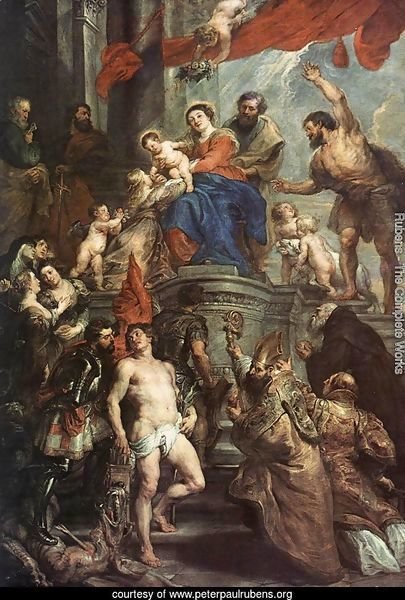 Madonna Enthroned with Child and Saints c. 1628