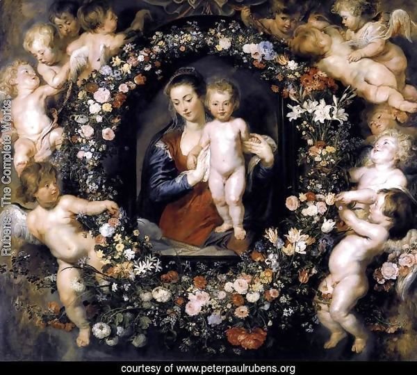 Madonna in Floral Wreath c. 1620