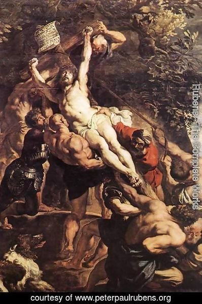 Rubens - Raising of the Cross (detail-1) 1610
