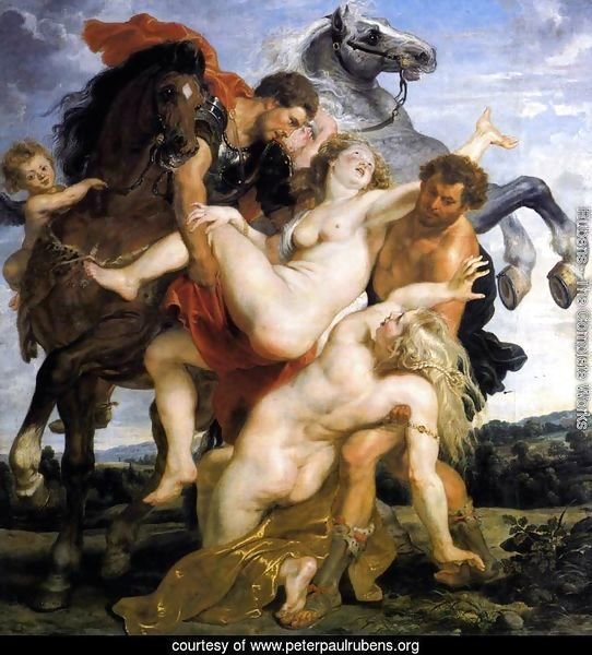 Rape of the Daughters of Leucippus c. 1617